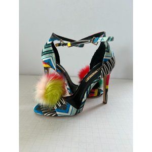 LILIANA Multicolor Puff Heels Sz 8